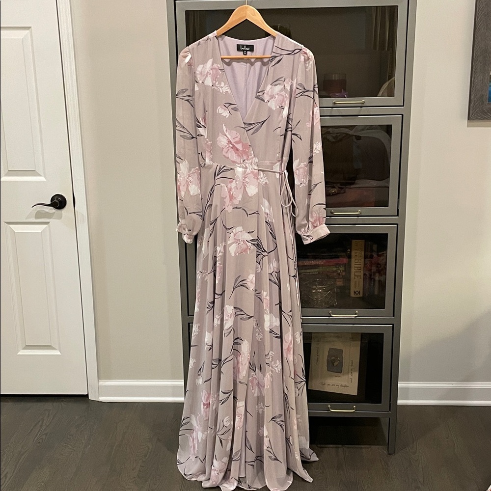 Floral Long Sleeve Maxi Dress